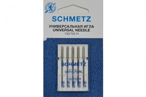 Иглы Schmetz универсальные (70x2, 80x2, 90x1), 5 шт в Асино