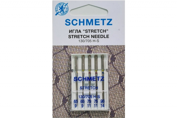 Иглы Schmetz стрейч combi (65x2, 75x2, 90x1), 5 шт в Асино